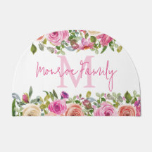 Monogram | personaliseren | Waterverf | Floral