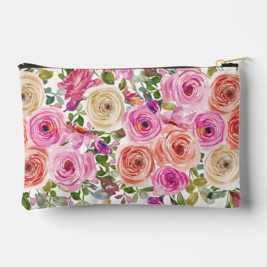 Monogram | personaliseren | Waterverf | Floral Etui (Achterkant)