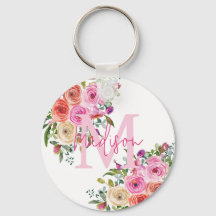 Monogram | personaliseren | Waterverf | Floral