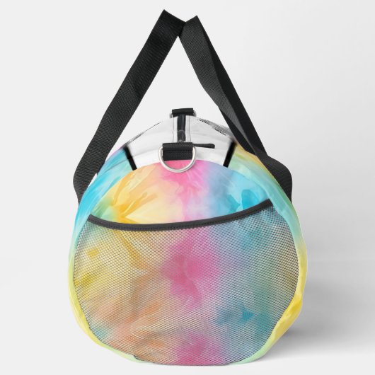 Monogram Personalize Rainbow Tie Dye Girl Gear bag Plunjezak (Rechts)