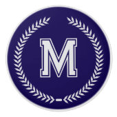 Monogram Personalized Drawer Handles Pulls Knobs  Keramische Knop (Voorkant)