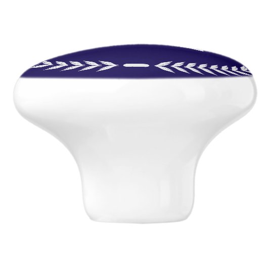 Monogram Personalized Drawer Handles Pulls Knobs Keramische Knop (Zijkant)