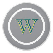 Monogram Personalized Drawer Handles Pulls Knobs  Keramische Knop (Voorkant)