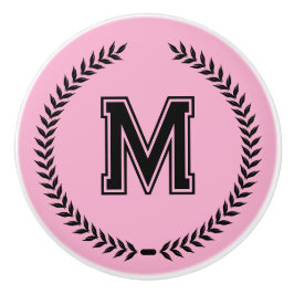 Monogram Personalized Drawer Handles Pulls Knobs  Keramische Knop