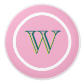 Monogram Personalized Drawer Handles Pulls Knobs  Keramische Knop (Voorkant)