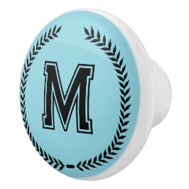 Monogram Personalized Drawer Handles Pulls Knobs  Keramische Knop