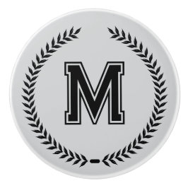 Monogram Personalized Drawer Handles Pulls Knobs  Keramische Knop