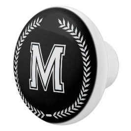 Monogram Personalized Drawer Handles Pulls Knobs  Keramische Knop