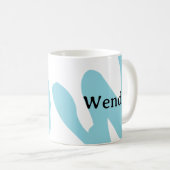 Monogram Personalized Mug Tea Cup Koffiemok (Voorkant rechts)