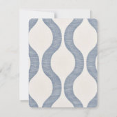 MONOGRAM PERSONALIZED PREPPY BRIEFPAPIER BEDANKKAART (Achterkant)