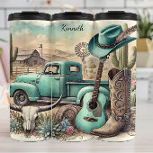 Monogram persoonlijk kosmisch Bigfoot-mysterie, Mo Thermosbeker