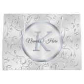 Monogram, persoonlijke weddenschappen, vier groott groot cadeauzakje (Voorkant)