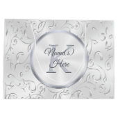 Monogram, persoonlijke weddenschappen, vier groott groot cadeauzakje (Achterkant)