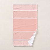 Monogram Perzik tinten met wit Bad Handdoek (Handdoek)