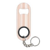 Monogram perzikstrepen mini flessenopener (Achterkant)