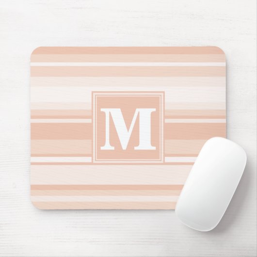 Monogram perzikstrepen muismat (Met muis)