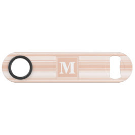 Monogram perzikstrepen speed flessenopener