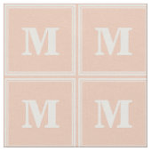 Monogram perzikstrepen stof (Close Up)