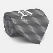 MONOGRAM PEWTER STROPDAS (Opgerold)