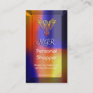 Monogram Phoenix, Personal Shopper, lens-effect Visitekaartje