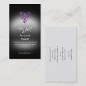 Monogram, Phoenix Personal Trainer, metalen blik Visitekaartje (Voorkant / Achterkant)