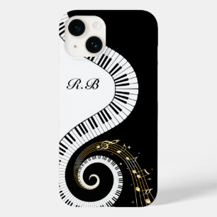 Monogram Piano Keys en Musical Notes Galaxy 3 Case-Mate iPhone Case