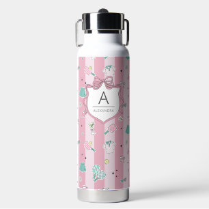 Monogram Pickleball Cadeau voor Haar Waterfles