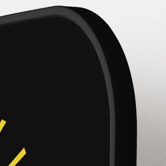 Monogram Pickleball Funny Typografie Paddle (Links Detail)