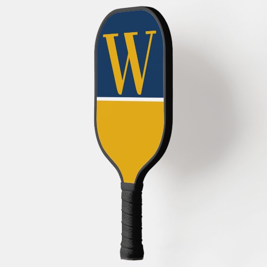 Monogram Pickleball Paddle Blue & Gold College (Links)