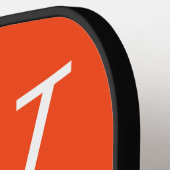 Monogram Pickleball Paddle Oranje & Blue College (Links Detail)