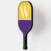 Monogram Pickleball Paddle Paars & Gold College (Links)