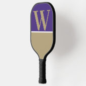 Monogram Pickleball Paddle Paars & Gold College (Links)