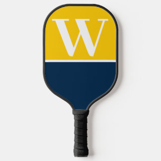 Monogram Pickleball Paddle van Maize & Blue Colleg
