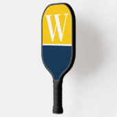 Monogram Pickleball Paddle van Maize & Blue Colleg (Links)