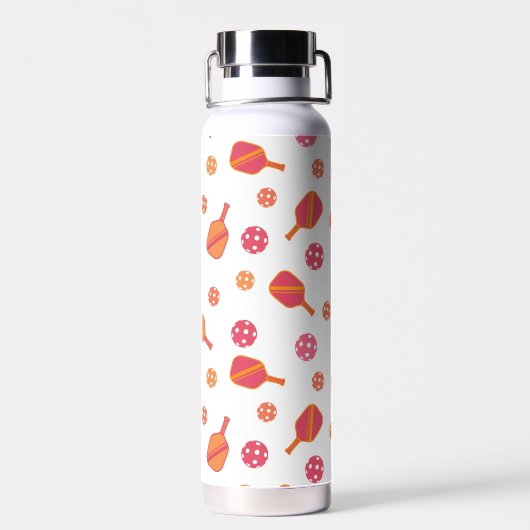 Monogram Pickleball Paddles en Ballen Waterfles (Achterkant)