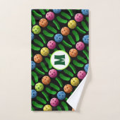 Monogram Pickles & Pickleballen - Sweat Towel Handdoek (Handdoek)