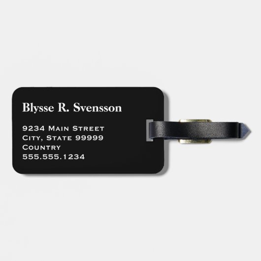 Monogram Piet Mondriaan, Samenstelling II Bagagelabel (Achterkant horizontaal)