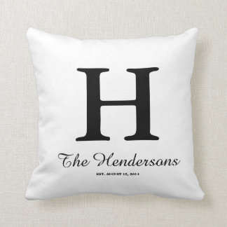 Monogram Pillow Kussen