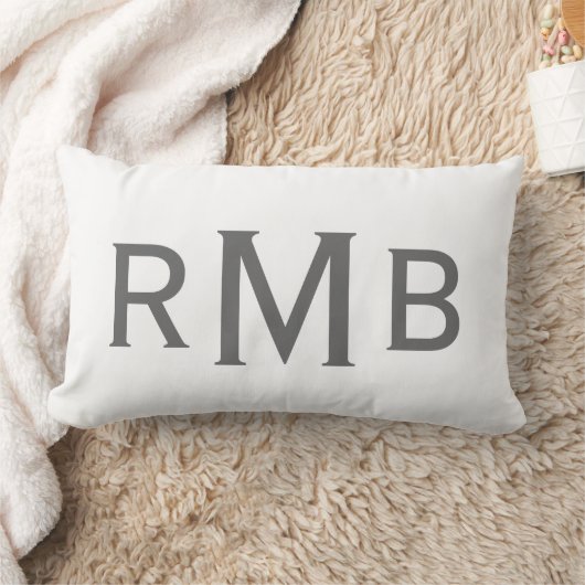 Monogram Pillow Kussen (Deken)