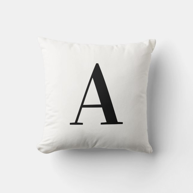 Monogram Pillow letter "A" Kussen (Voorkant)