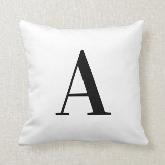 Monogram Pillow letter "A" Kussen