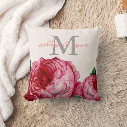  MONOGRAM-PILLOW VAN ROOS KUSSEN (Deken)