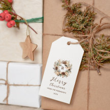 Monogram Pinecone & Sage Groene Krans Vakantie