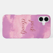 Monogram Pink Clouds Case- Mate iPhone Hoesje (Achterkant horizontaal)