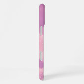 Monogram Pink Clouds Case- Mate iPhone Hoesje (Rechterkant)
