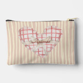 Monogram pinky retro hart Schattigee waterverf str Etui (Achterkant)