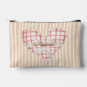 Monogram pinky retro hart Schattigee waterverf str Etui