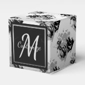 Monogram Pirate Ship & Anchor Cube Favor Box 5 Bedankdoosjes (Voorkant Zijde)
