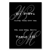 Monogram plaatsen kaart (Voorkant)