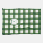 Monogram Plaid Gingham Theedoek (Horizontaal)